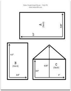 Ginger Bread House Blue Prints