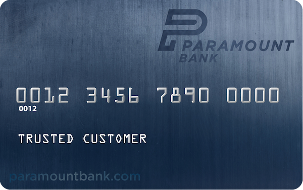 Paramount Bank Debit Card Credit Card Free Visa Customer Onilne Banking Mobile App iPhone Android iPad Macbook Mac