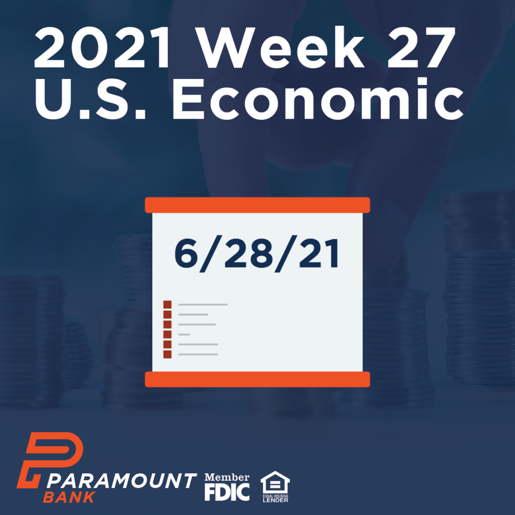 Week 27 US Economics