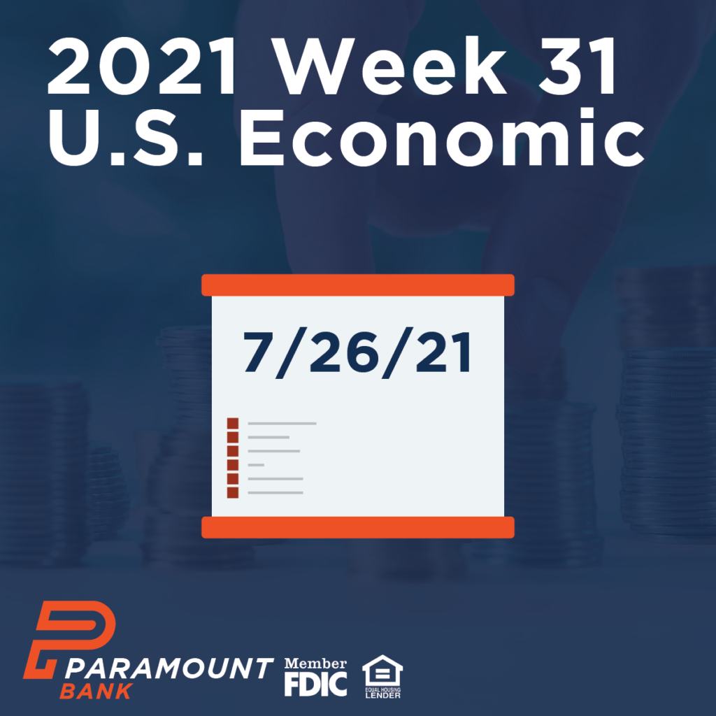Week 31 US Economics